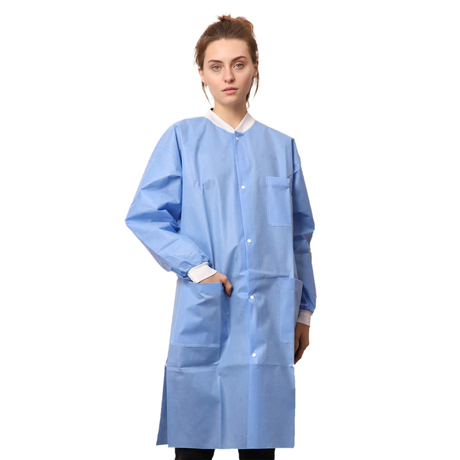 Premium SMS Lab Coat with Anti-Static Coating | Laboratory